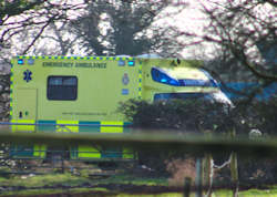 Ambulance on an emergency