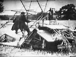 Reaper and Binder as senn from the rear right