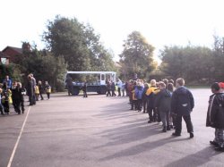 Queing for a healthy drink